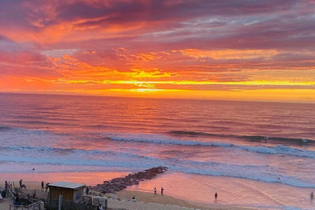1Ere Ligne, Dernier Etage, Vue A 180° Sur L'Ocean, Lacanau, Plage Centrale Exteriér fotografie